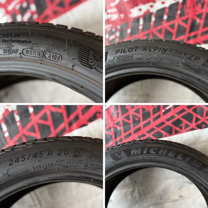 245 45 20 Michelin Pilot Alpin 5 RFT зимова шина 245/45 R20 ZP (1шт)