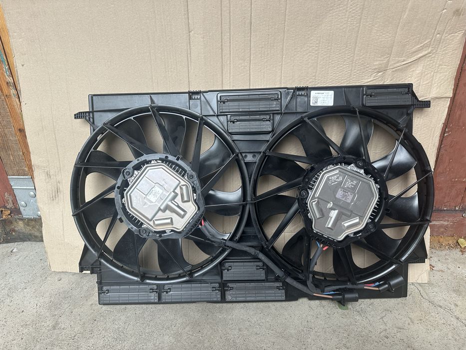 Дифузор. Вентилятори, ОРИГІНАЛ Audi Q7. Q8. Touareg CR. Cayenne