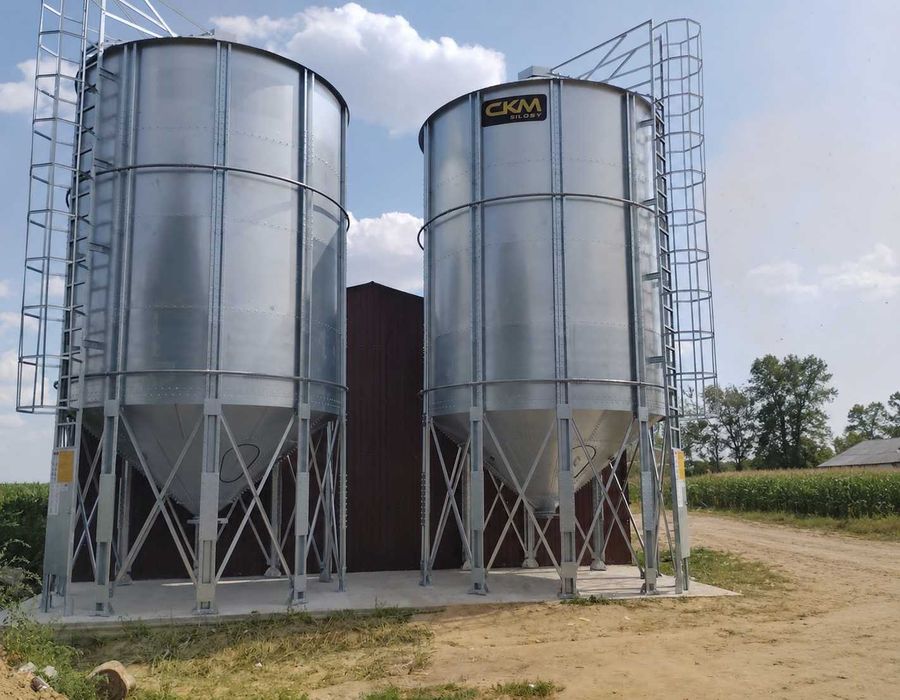 Silos lejowy 32 t – szybki termin – transport i montaż – CKM