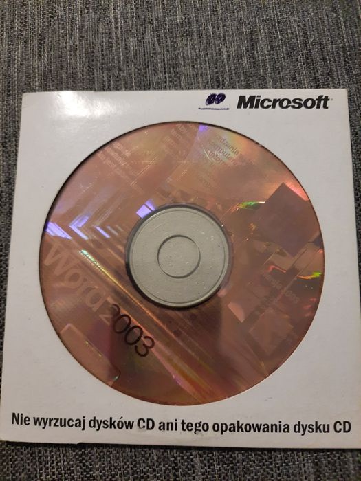 Microsoft Office Word 2003

Zawiera płytę wraz z kluczem niezbędnym do