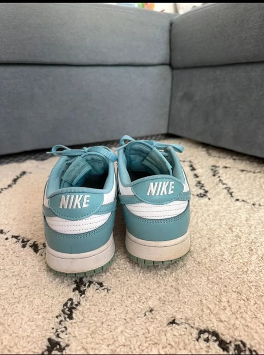 Nike Dunk Low buty sportowe turkusowo-białe rozm. 44 - stan dobry