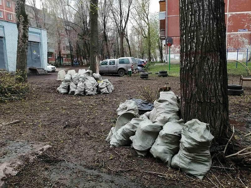 Вывоз мусора уборка территории