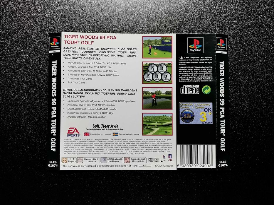 PlayStation Tiger Woods 99 PGA Tour Golf