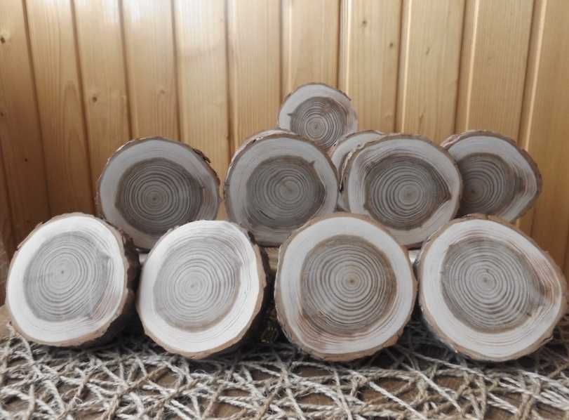 Спили, зрізи Ялиці, діаметром до 10 см  різної товщини
