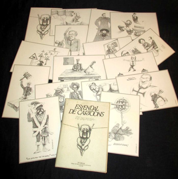 Colecções de Postais Desenhos e Gravuras Vintage