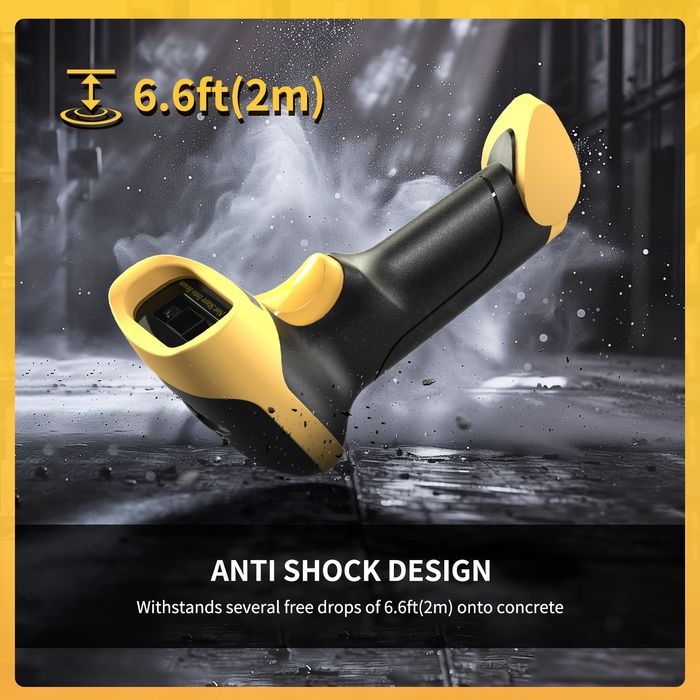 Бездротовий 2D bluetooth сканер QR, штрих-кодів Netum L8BL Pro
