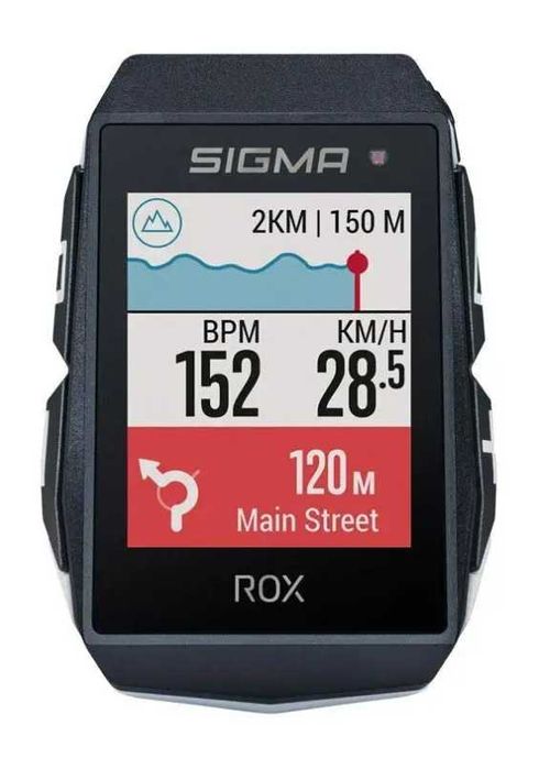 Licznik rowerowy Sigma Rox 11.1 Evo GPS Biały + HR set