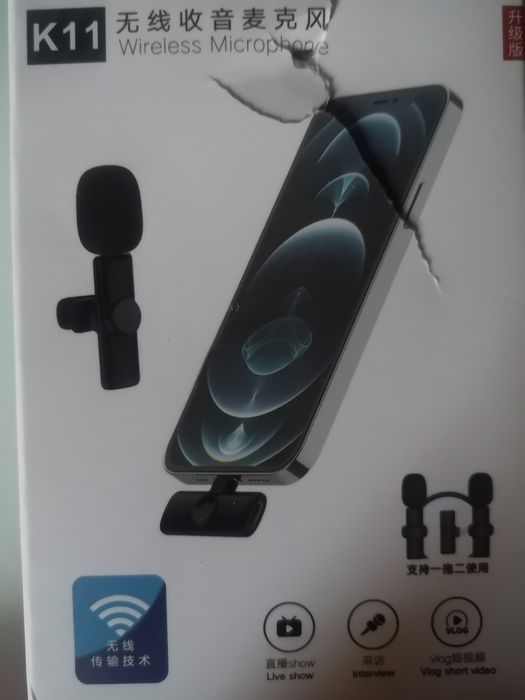 Мікрофони петличні 2 шт. бездротові K11 Wireless Lavalier