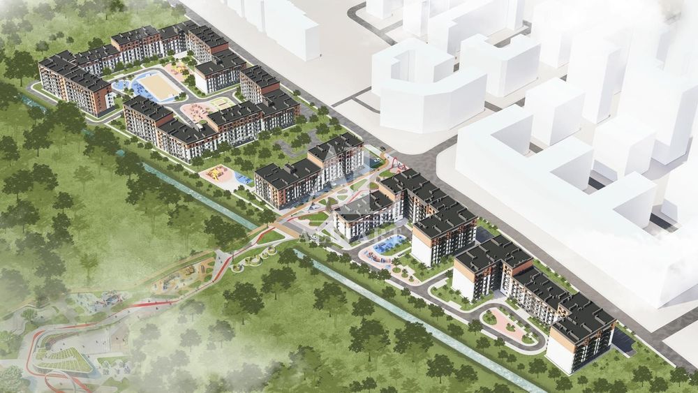 Однокімнатна квартира з видом на парк