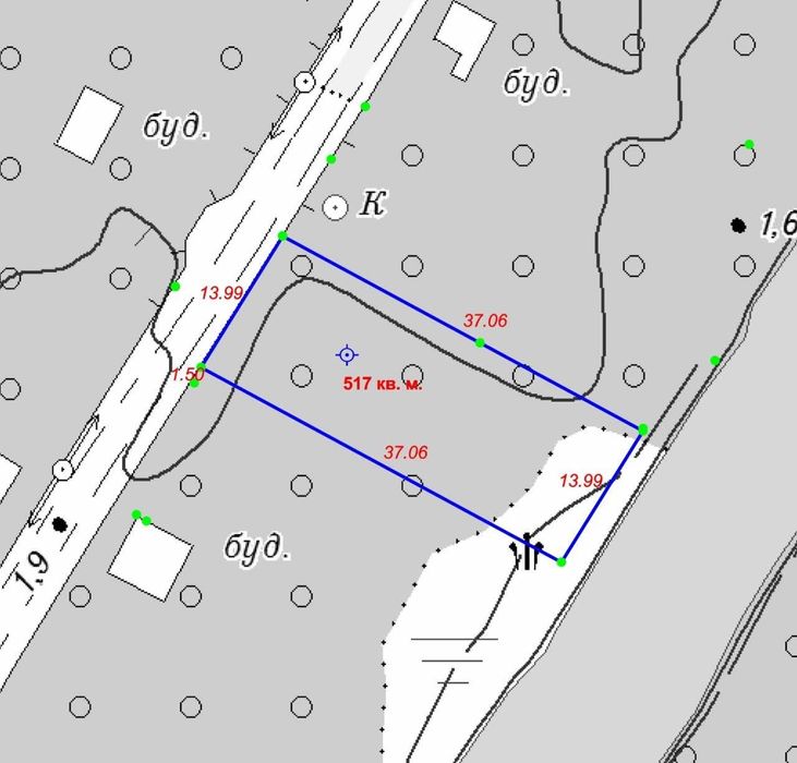 Участок с выходом на канал (углубленный)