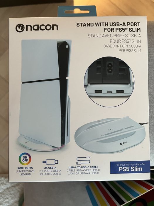 Podstawka stojak do PS5 slim RGB