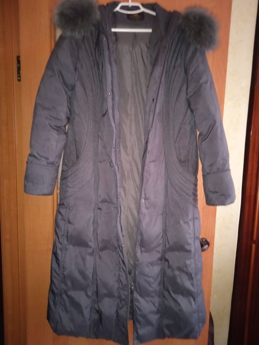 Пальто пуховик 56 размер