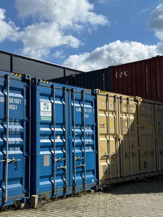 Wynajem magazynów/kontenerów morskich. Dostęp 24H. Monitoring