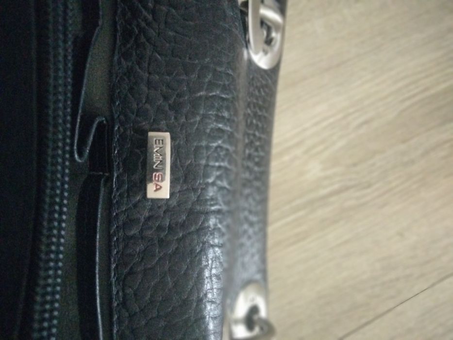 Мужской портфель  мягкий кожаный Eminsa