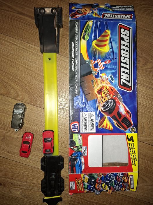 Автотрек для запуску Speedsterz Turbo Takedown дитячий 3  машинок