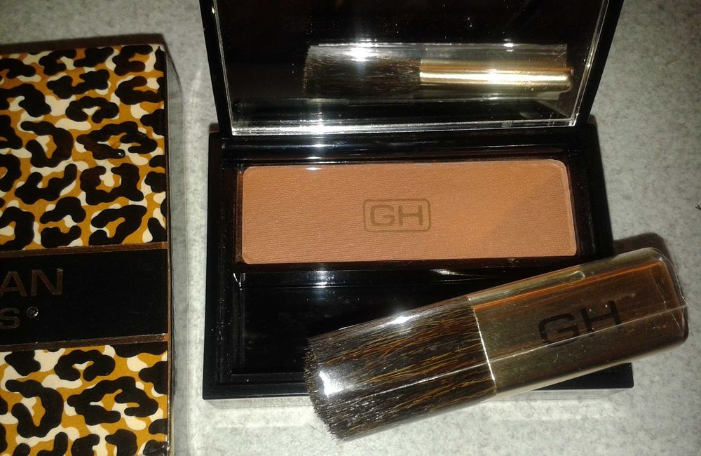 nowy róż Gale Hayman Beverly Hills California Bronze zestaw lusterko