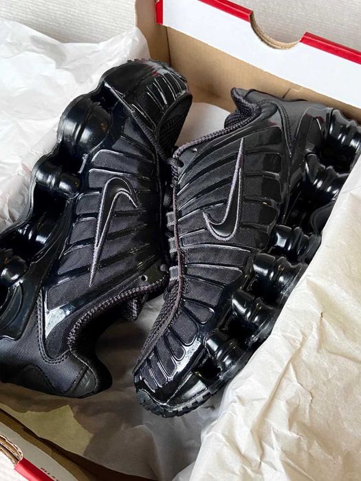 Buty meskie Mokasyny Nike_Shox_TL_Black_Max_Orange R.45