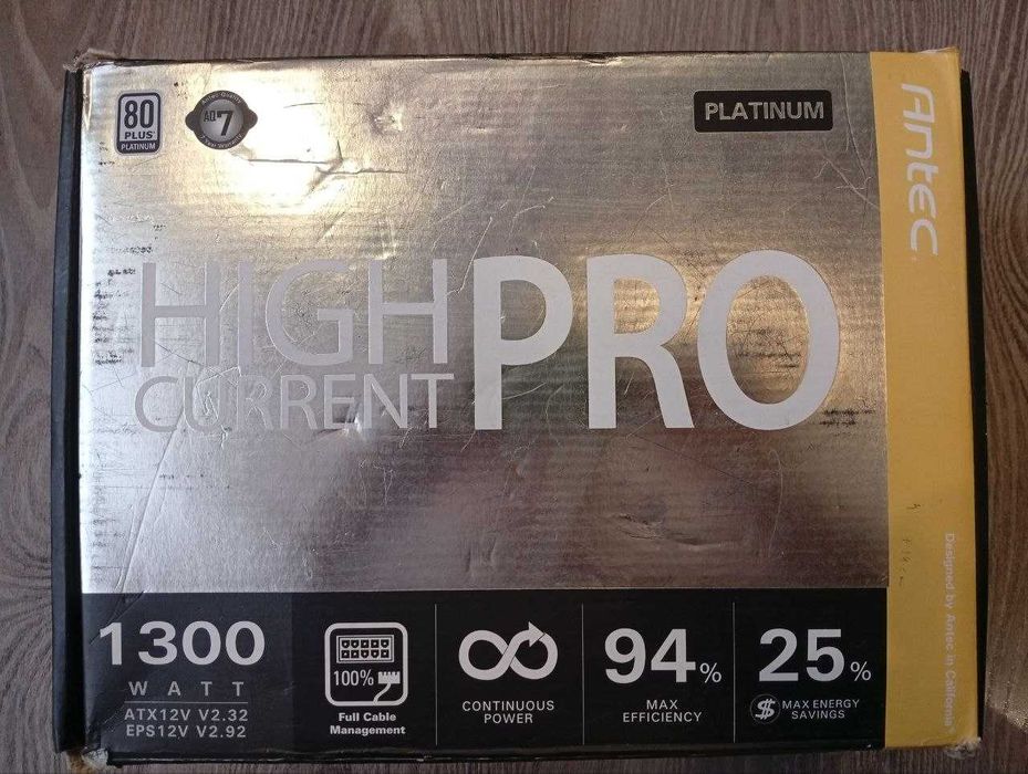 Продам блок живлення — Antec High Current Pro Platinum 1300W.