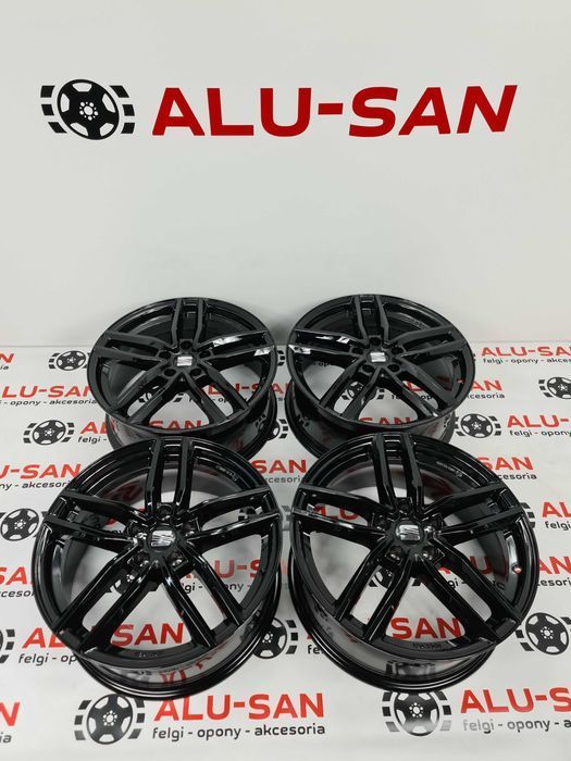 Nowe alufelgi SEAT 18" 5x112 Altea Ateca Exeo Leon Toledo... Czarne