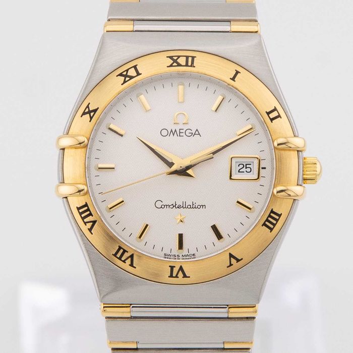 Damska Omega Constellation Large 27.5mm 18k Żółte Złoto & Stal Szlachetna Kwarcowy kal. 1424 Ref. 1382.30.00