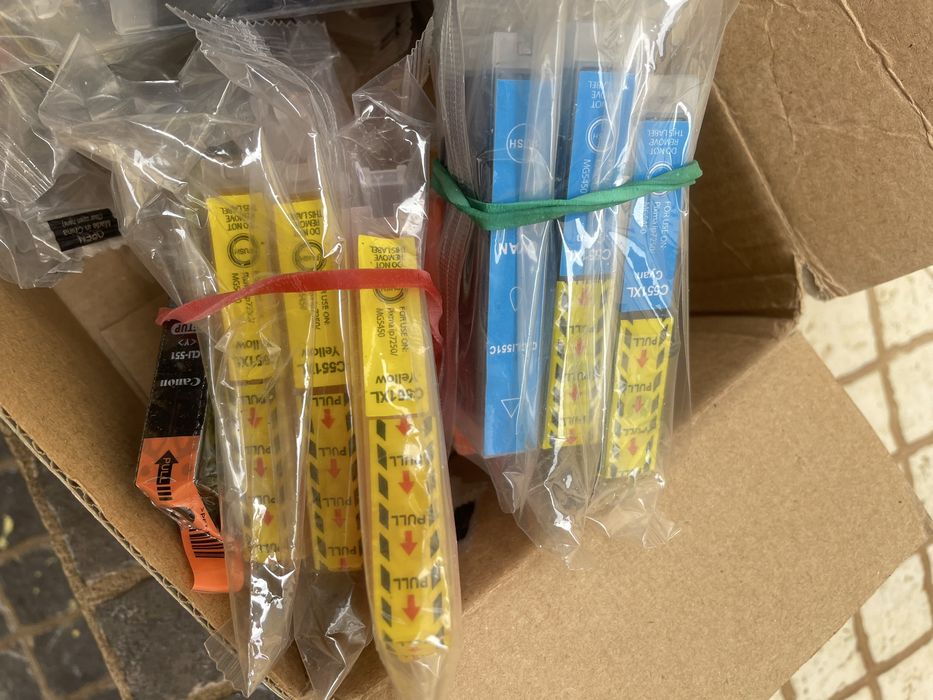 Tinteiros Canon novos pixma