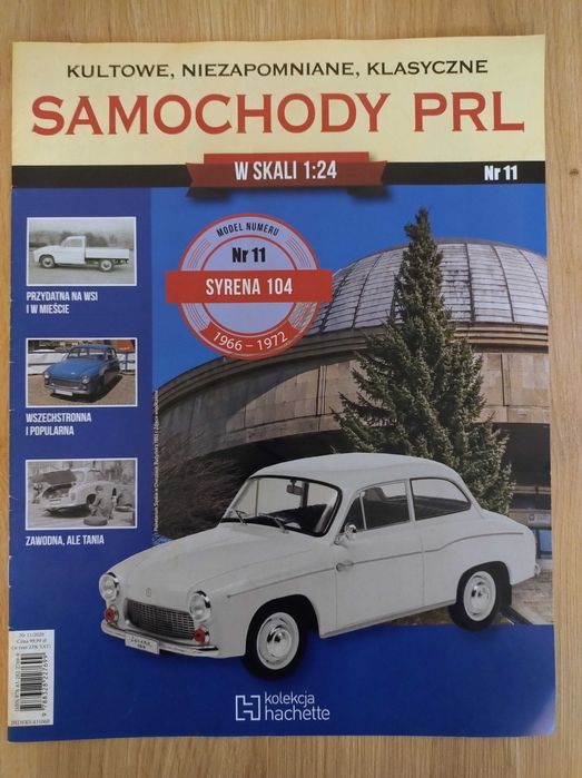 Samochody prl 1:24 Hachette Syrena 104