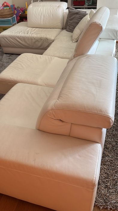 Sofá extensível no assento e encosto de cabeça 3m