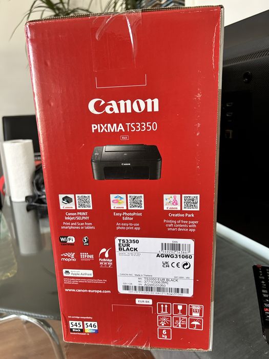 Impressora Multifunções CANON PIXMA TS3350- Wireless, Print, Copy,Scan