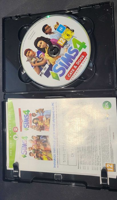 gra zestaw The Sims 4 z dodatkiem psy i koty POLska wersja! 2sztuki
