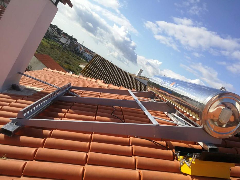 Painel solar sistema termossifão 300L e tubos de vácuo, COM INSTALAÇÃO