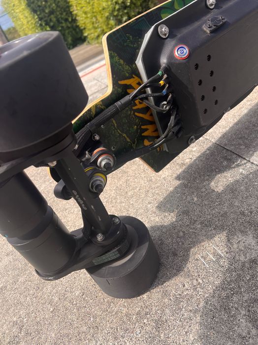 Skate elétrico componentes Evolve