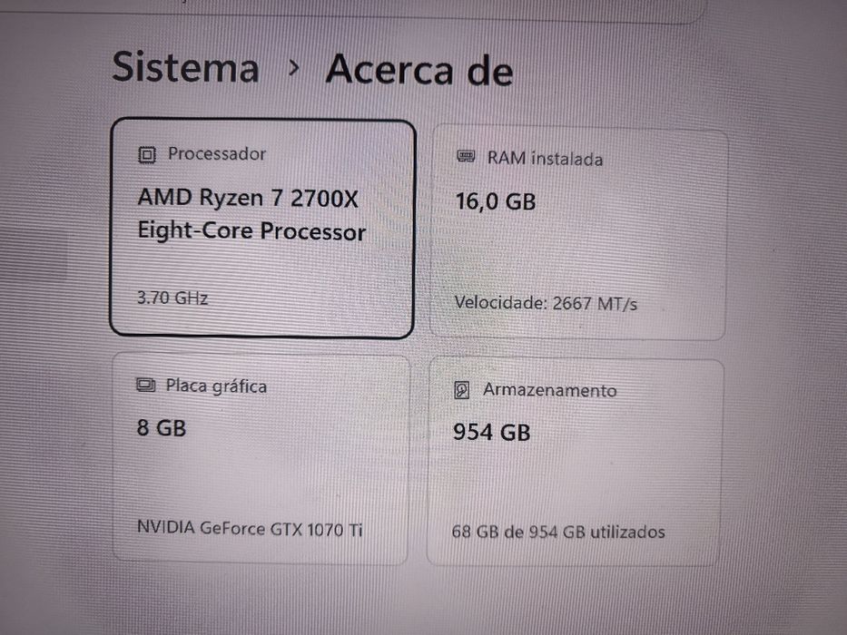 PC Gaming RGB Ryzen 7, Gráfica 8gb, 1tb Ssd,16gb ram