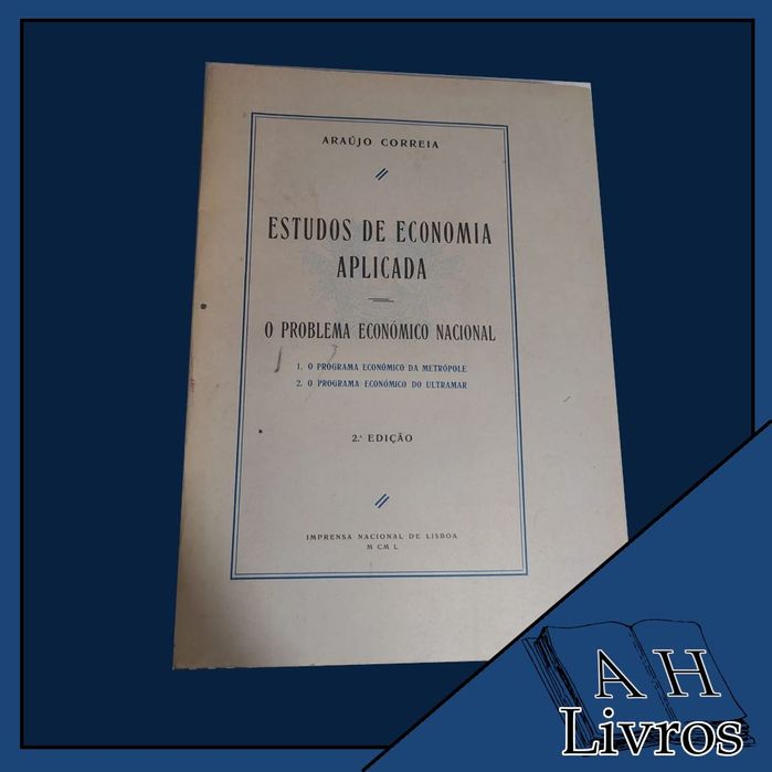 Estudos de Economia Aplicada, de Araújo Correia