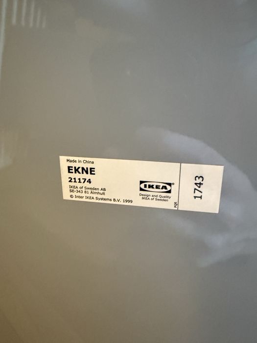 Lustro ścienne IKEA EKNE 50×60 cm - metal - jak nowe