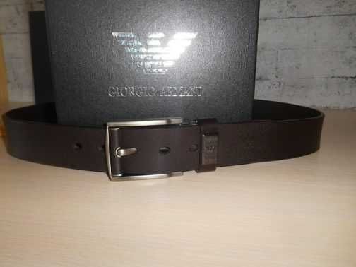 Emporio Armani pasek firmowy, skóra naturalna, Włochy 229