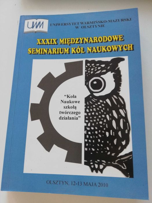 Sprzedam książkę Międzynarodowe Seminaria Naukowe UWM