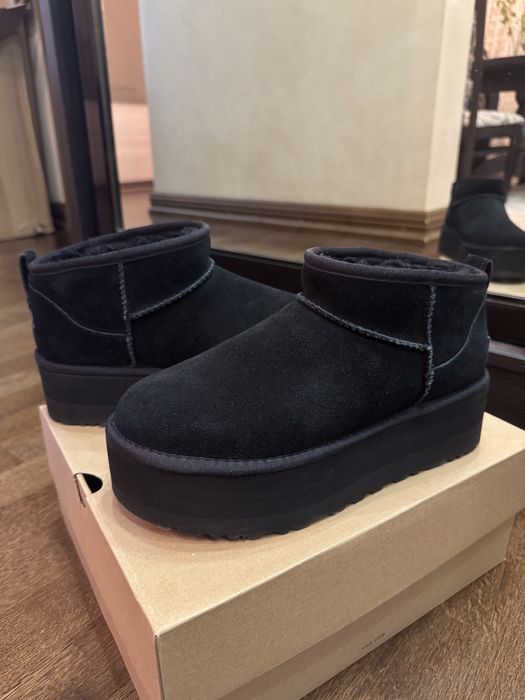UGG чорні на платформі оригінал