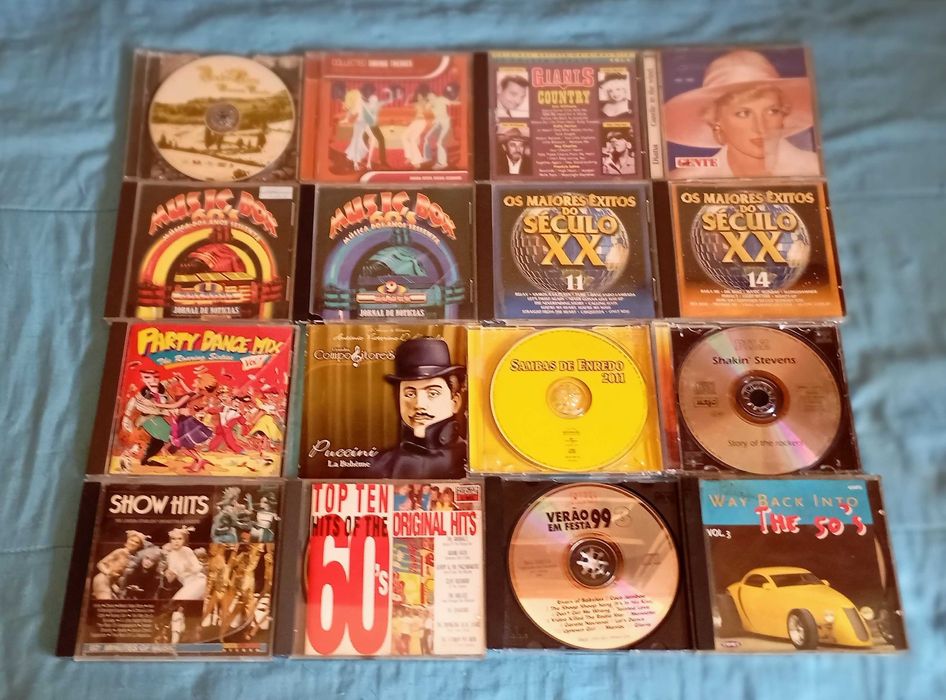 28 CDs (0,50€ e 1€)
