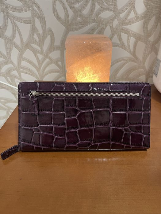Кожаный кошелек  клатч Marks Spencer
