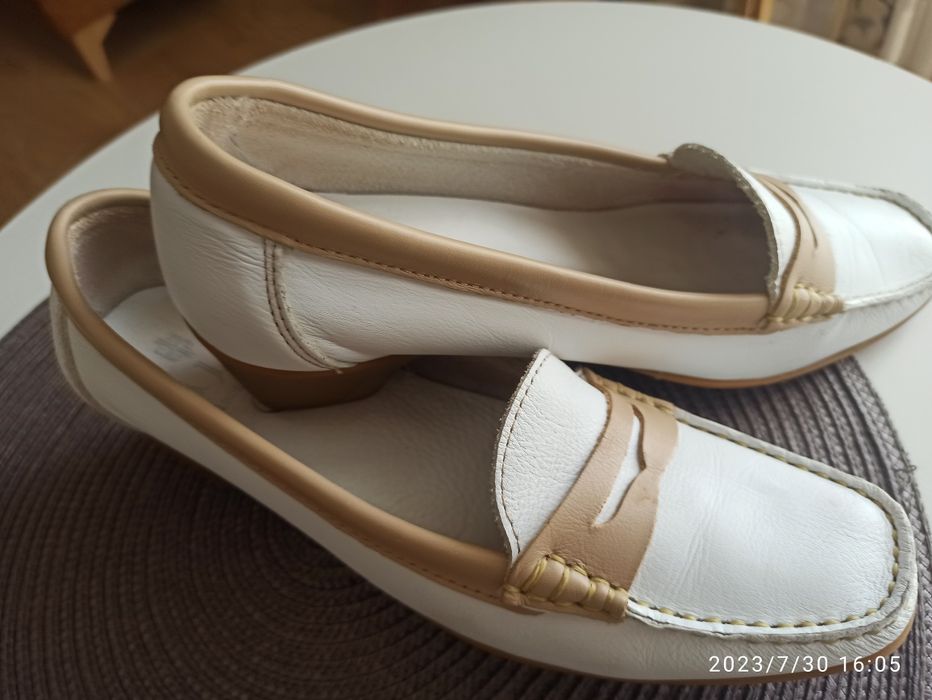 Skórzane, miękkie, hiszpańskie, klasyczne buty