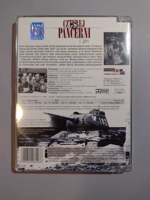 DVD Czterej Pancerni odcinki 9-12