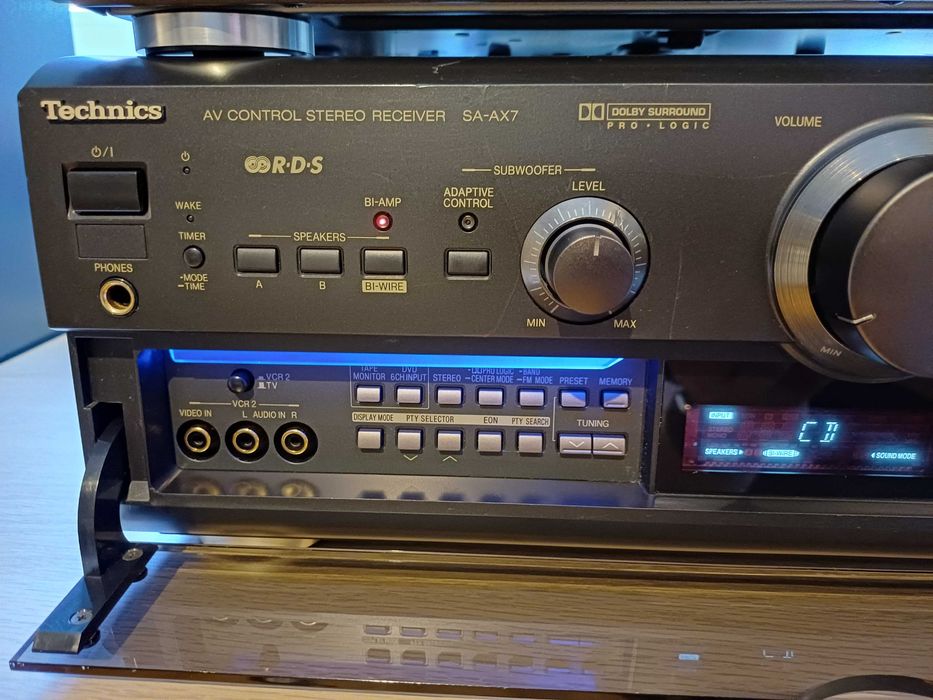 Amplituner Technics SA-AX7 + oryginalny pilot