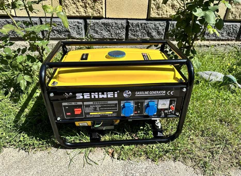 ТЯГНЕ ВЕСЬ БУДИНОК! Генератор бензиновий SENWEI на 3,5 кВт. Однофазний