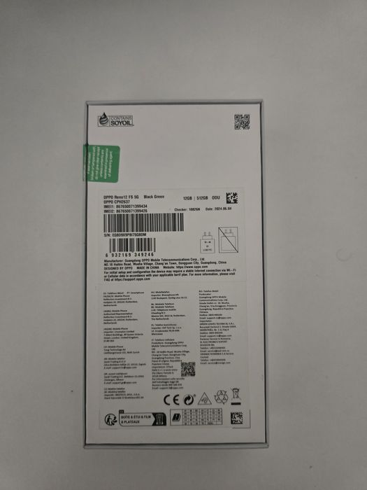 Oppo Reno12 FS 5G (12GB RAM / 512GB) – Praticamente Novo