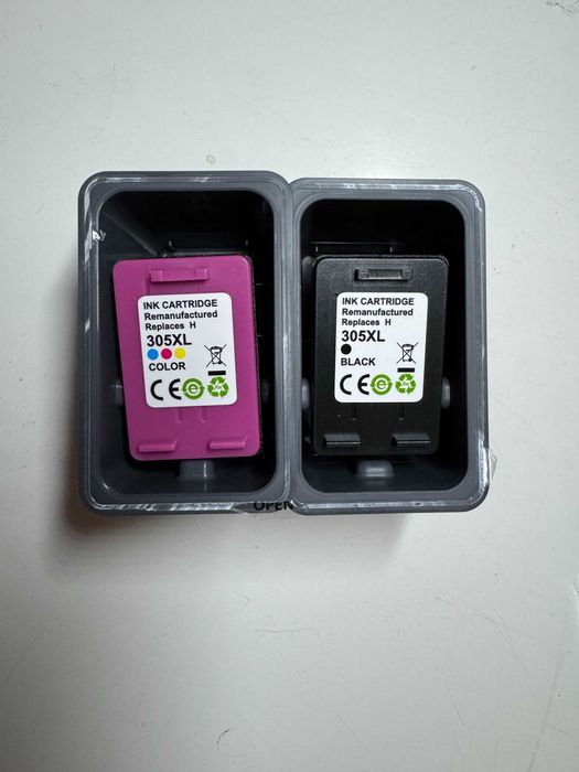Zestaw tuszy 305XL kolorowy i czarny kompatybilny z HP
