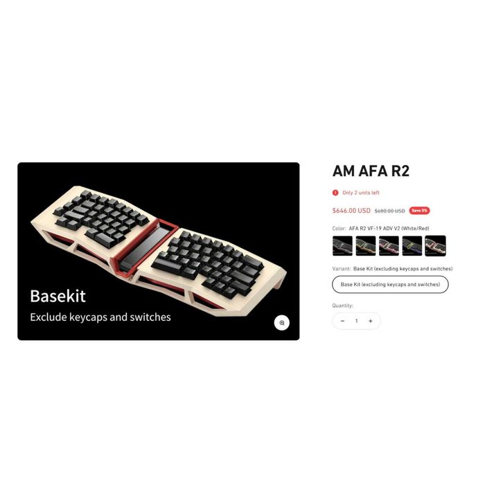 Преміальна кастомна механічна клавіатура Angry Miao AFA R2 (Cream)