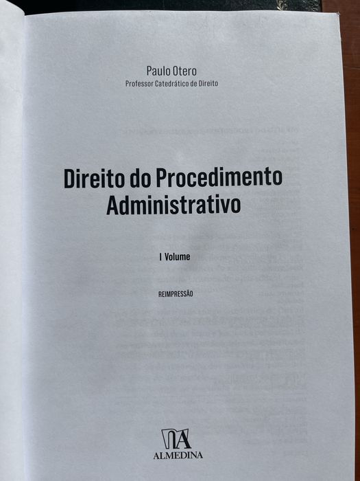 Direito do Procedimento Administrativo - Paulo Otero