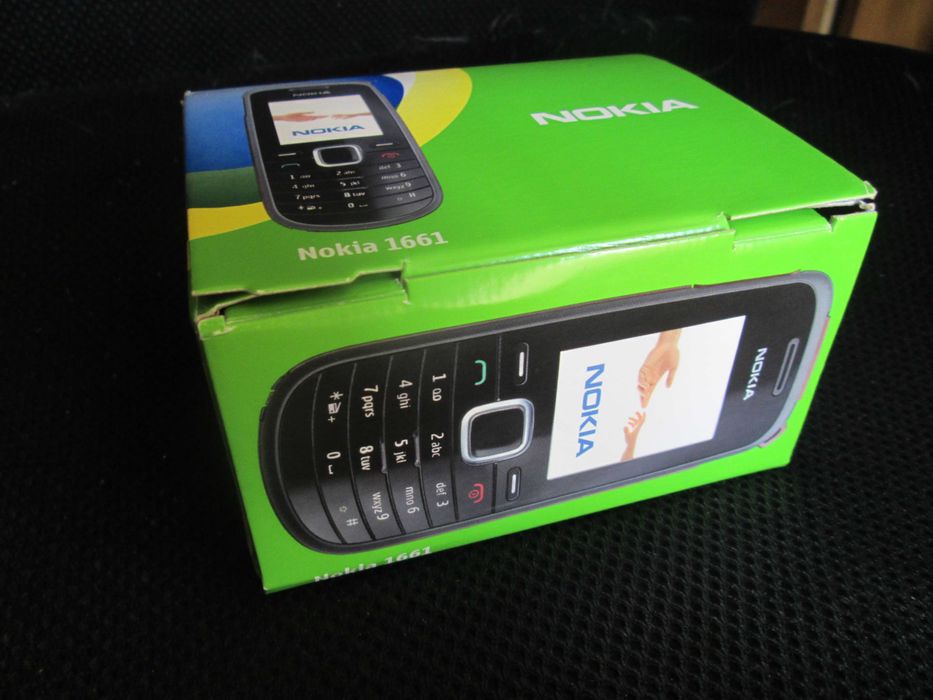 Nokia 1661 - Caixa, Manual e fones, como novos