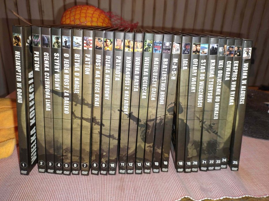 Kolekcja filmowa dvd, kino akcji, western, PRL