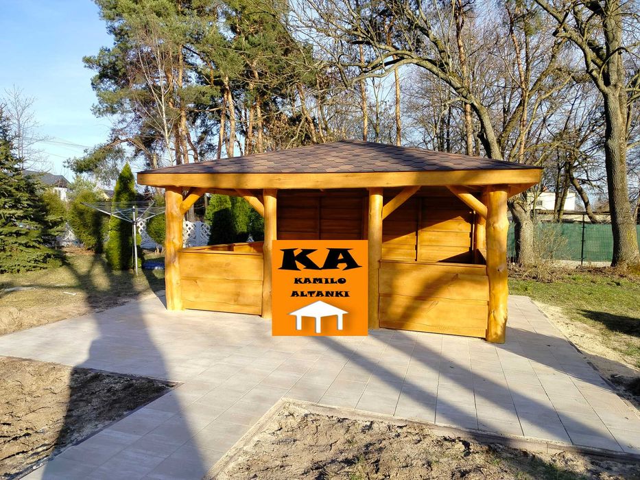 Altanka, Altana, Altanki, Altany na grubym balu ogrodowe
